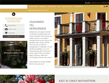 Tablet Screenshot of dufweholm.se